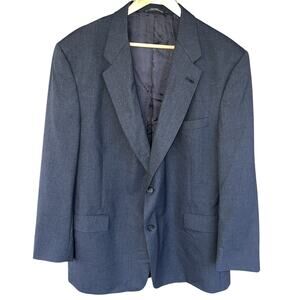 Hart, Shaffner & Marx 100’s 2 button Grey Wool Suit Sz 48R/38X29 Pants